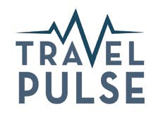 Travel Pulse logo text in blue